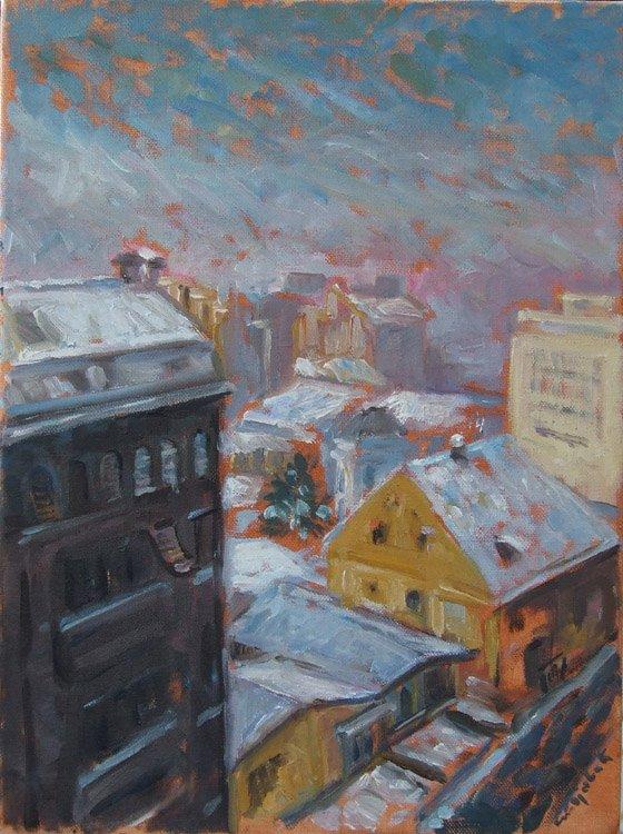 Southern wind, Painting Stojović Zoran