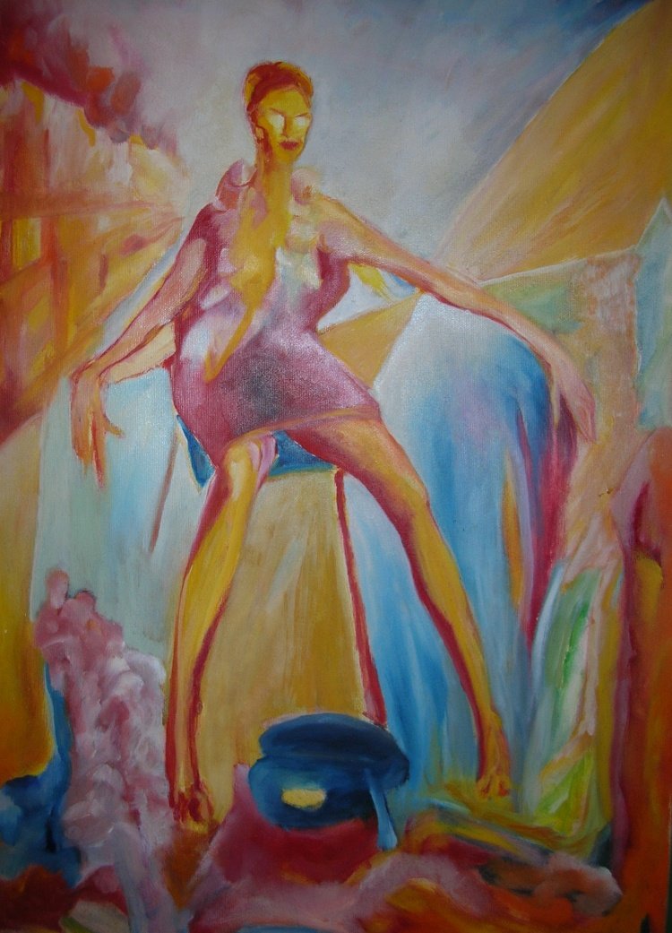 Jacina u crvenom, Painting Z&amp;Z galerija