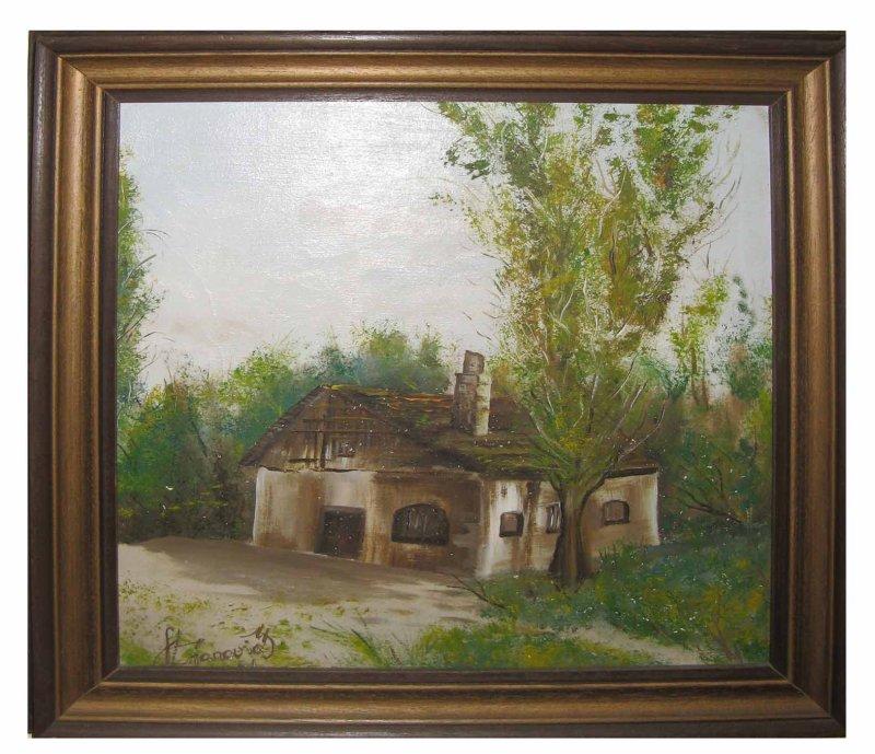 Old little House, Painting Stojanovic Srba Bos