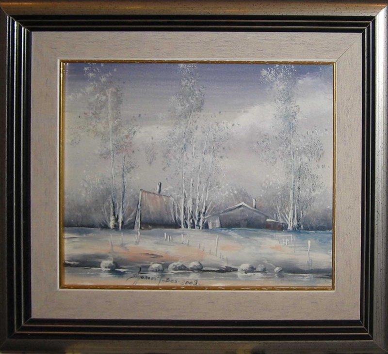 Winter Peace, Painting Stojanovic Srba Bos