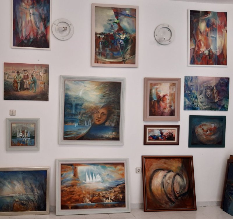 Posidone, Painting Dimitrijević Jadranka