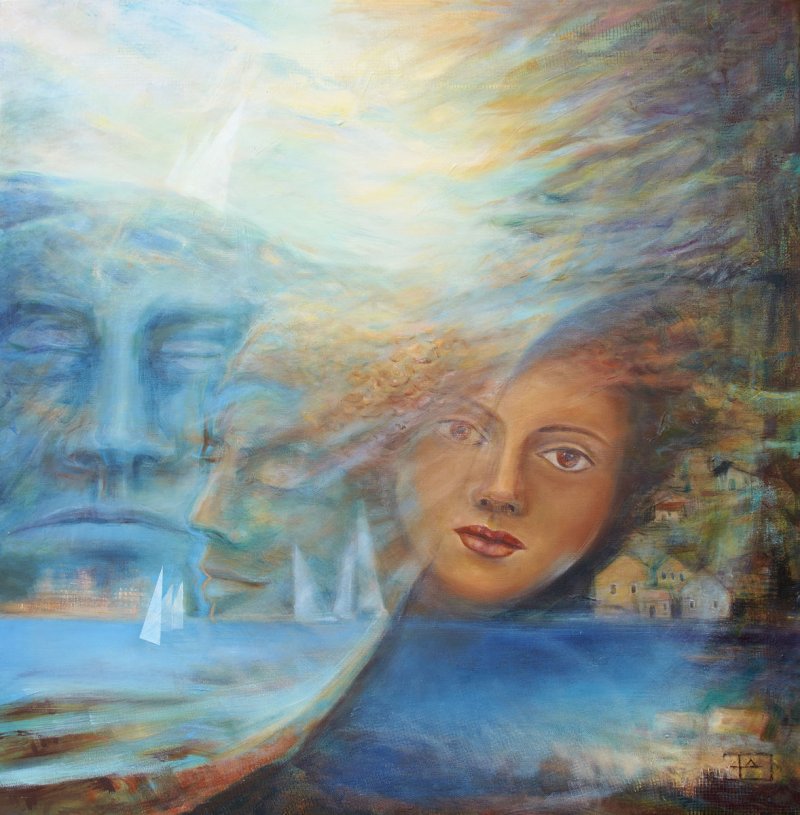 Posidone, Painting Dimitrijević Jadranka