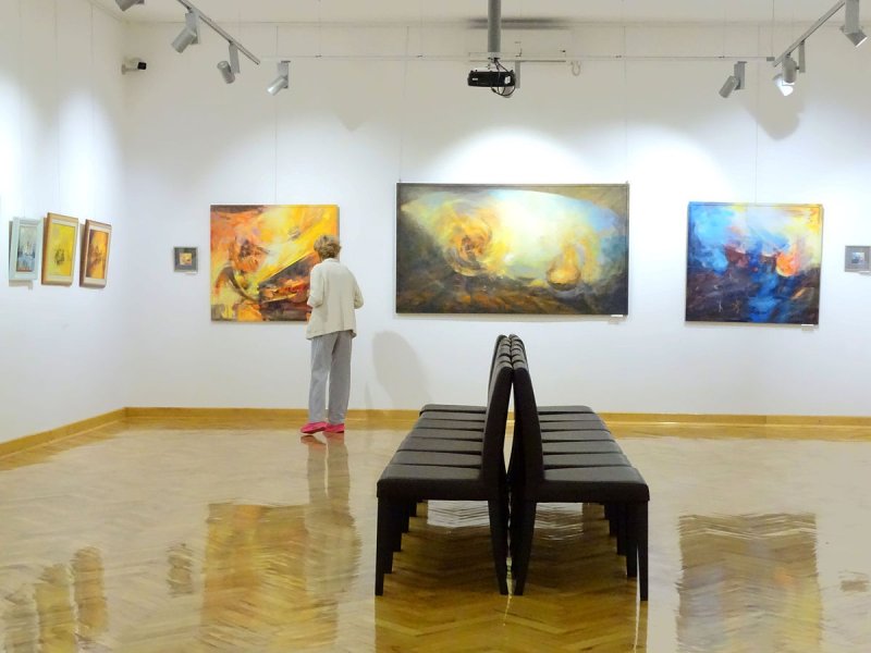 And it would bi light, Painting Dimitrijević Jadranka