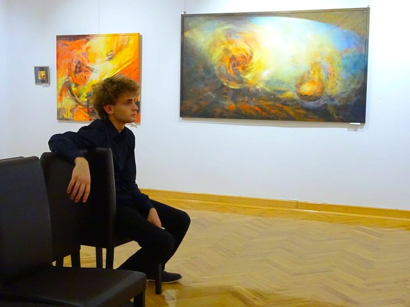 And it would bi light, Painting Dimitrijević Jadranka
