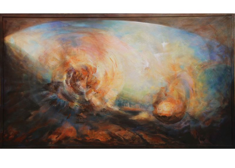And it would bi light, Painting Dimitrijević Jadranka
