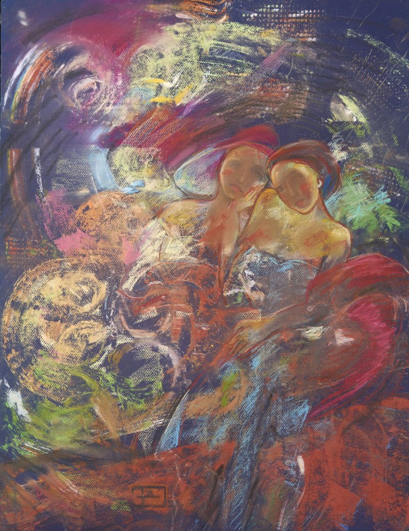 Ladies, Painting Dimitrijević Jadranka