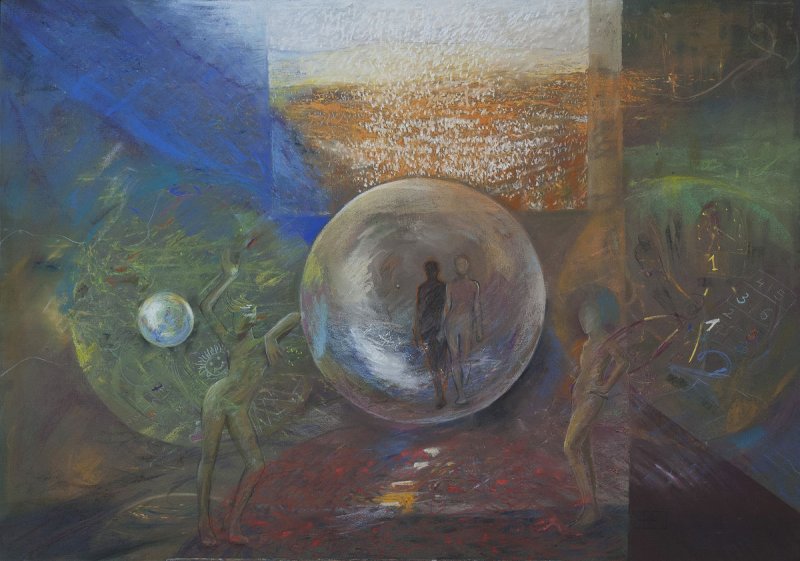 Space vibrations, Painting Dimitrijević Jadranka