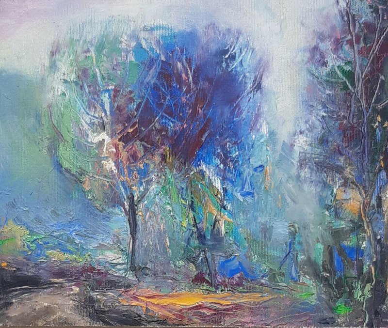 POETRY LANDSCAPE I, Painting Dimitrijević Jadranka