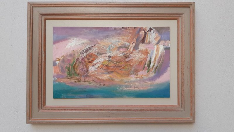 The dawn III, Painting Dimitrijević Jadranka