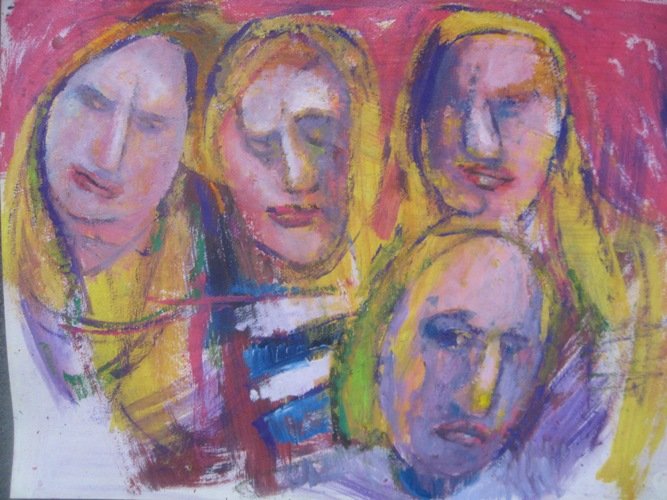 Group portrait 4, Painting Beara Đorđe
