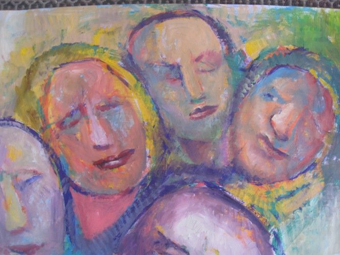 Group portrait 7, Painting Beara Đorđe