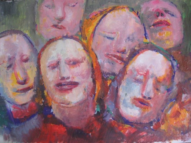 Group portrait 9, Painting Beara Đorđe
