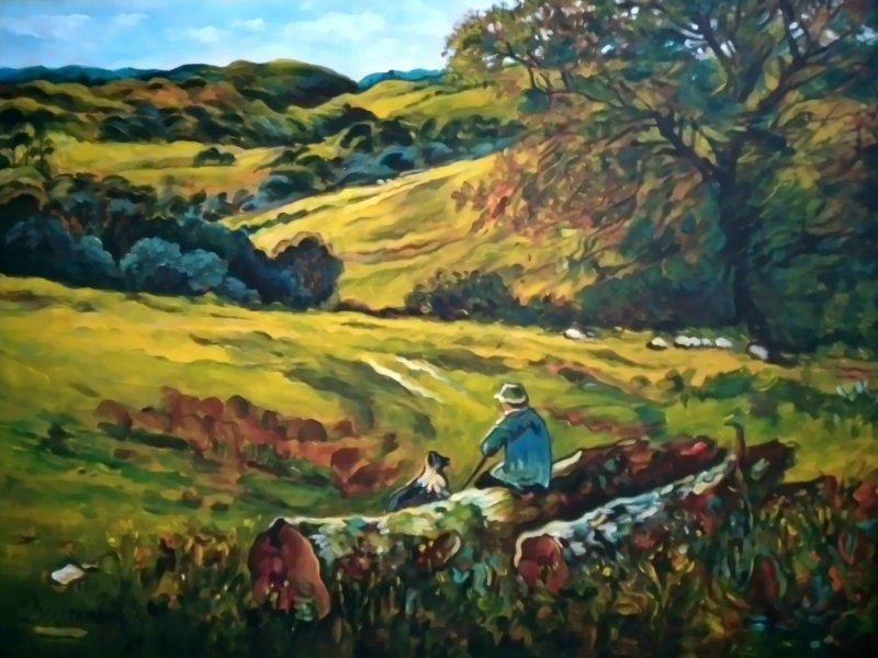 Autumn, Painting Velickovic Snezana