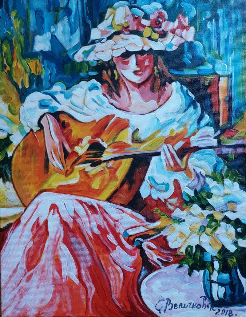 Praznicna melodija, Painting Velickovic Snezana