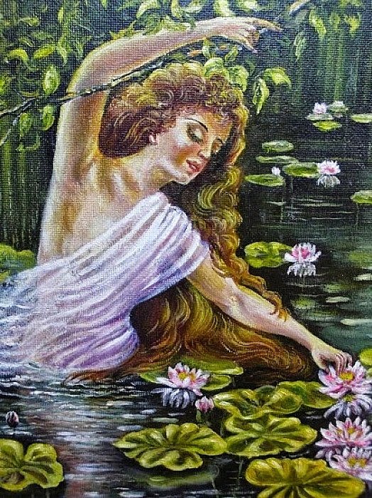 ,,Jezerska Vila``, Painting Velickovic Snezana