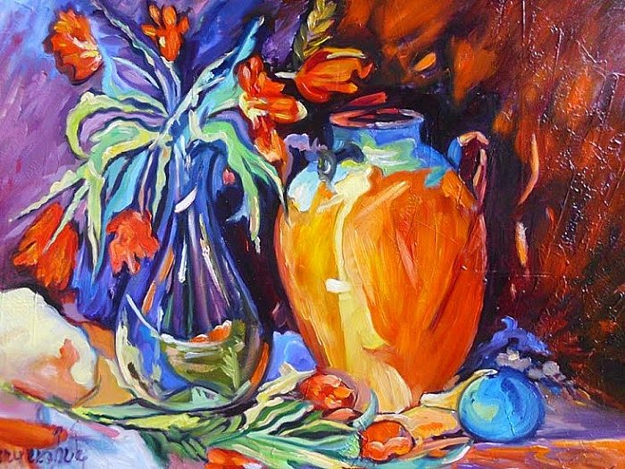 Still Life, Painting Velickovic Snezana