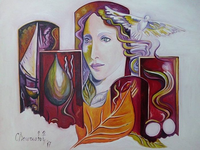 Budjenje Ranog Proleca, Painting Velickovic Snezana