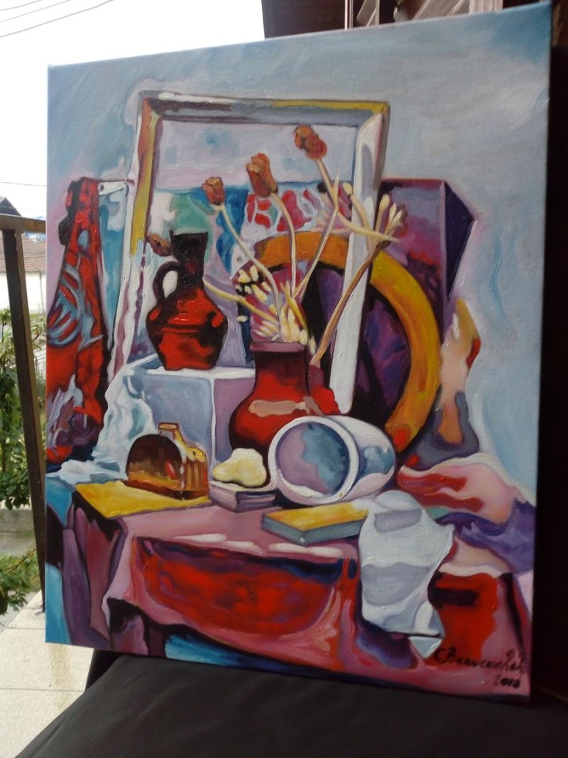 U Ateljeu, Painting Velickovic Snezana