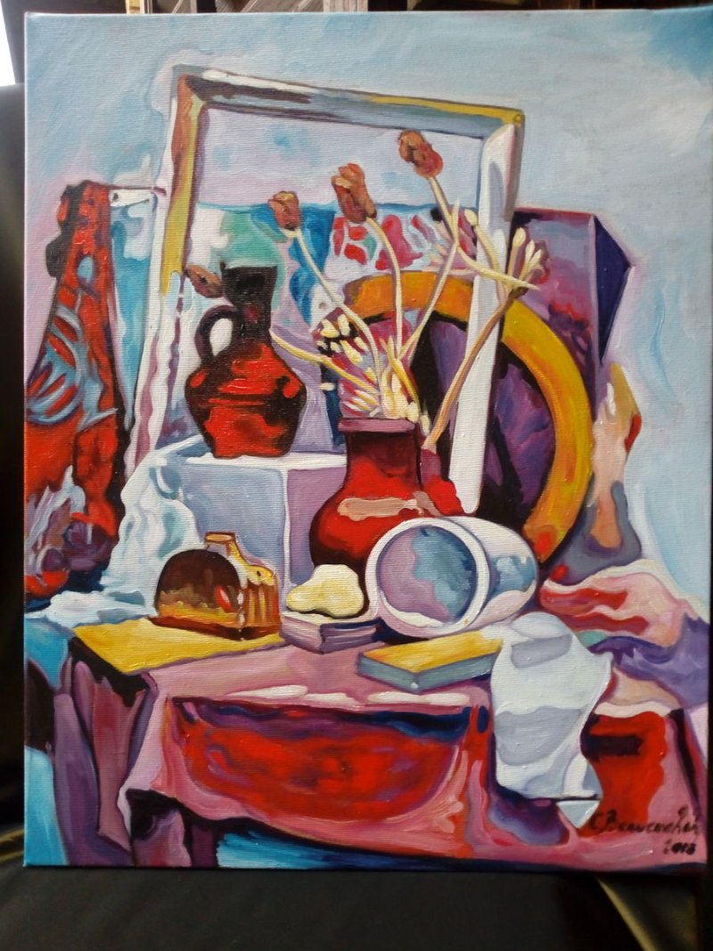 U Ateljeu, Painting Velickovic Snezana