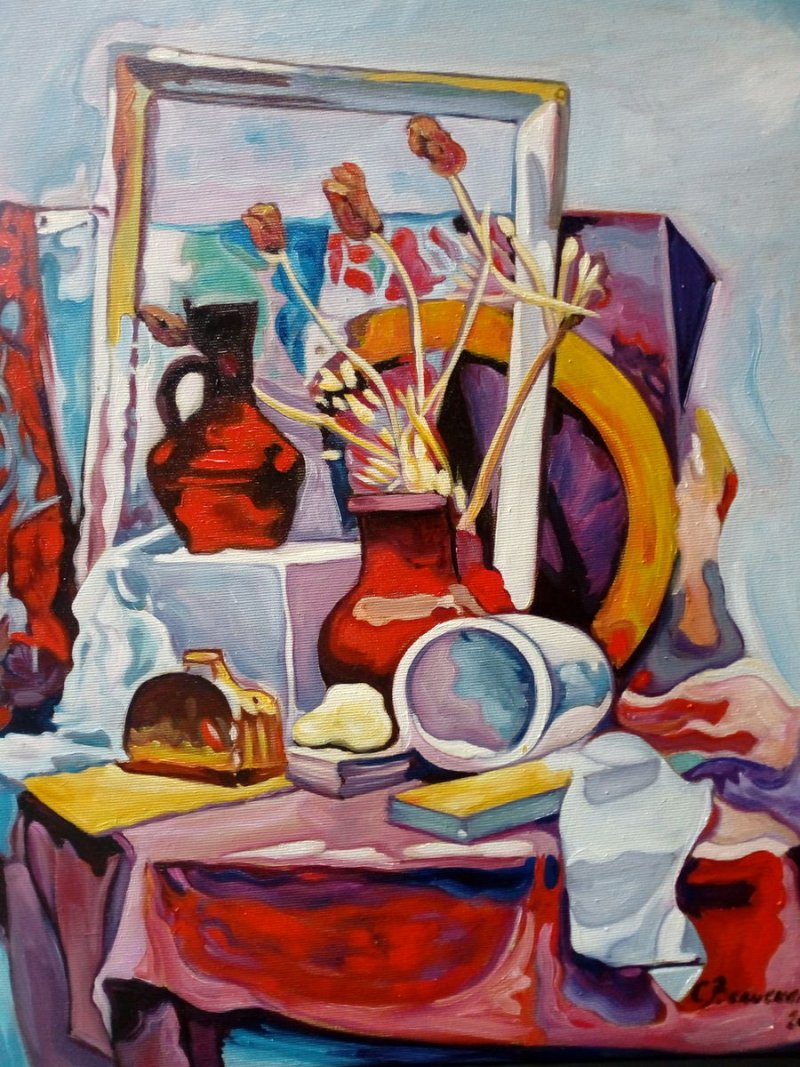 U Ateljeu, Painting Velickovic Snezana