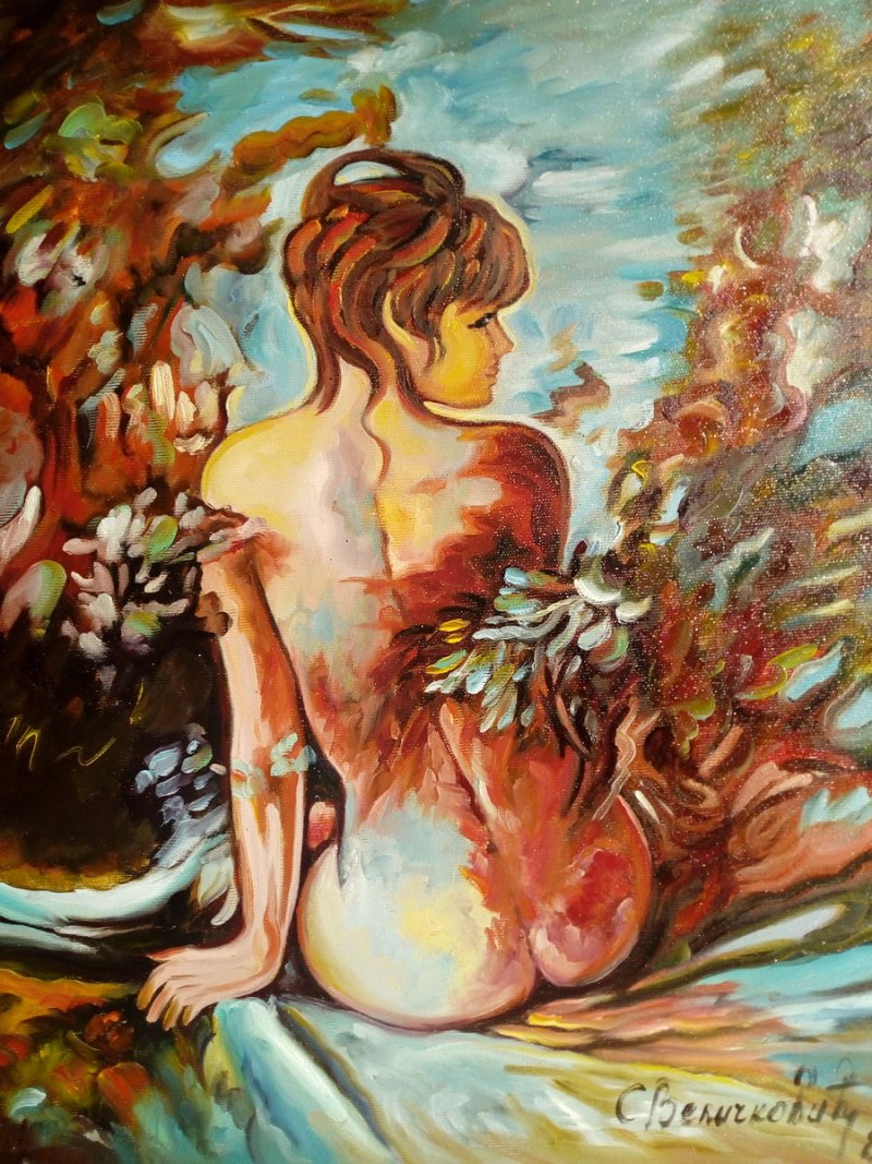 Budjenje proleca, Painting Velickovic Snezana