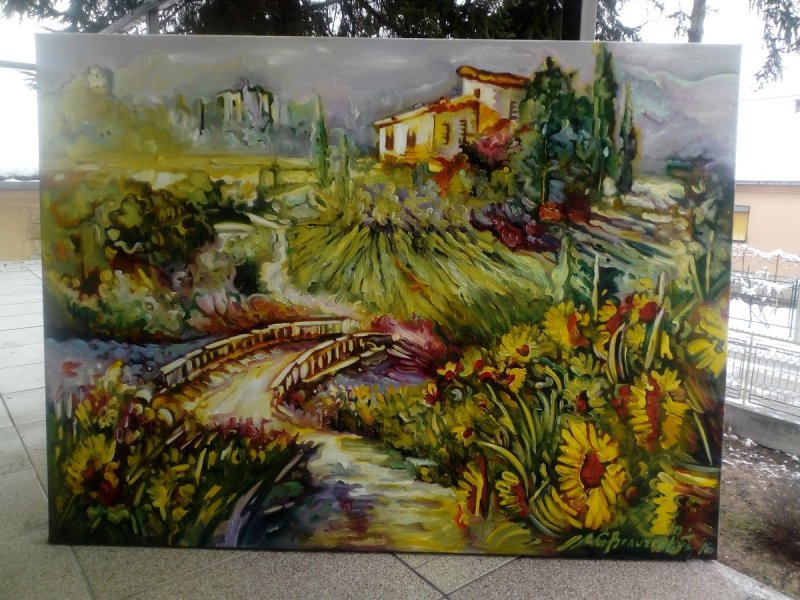 Toscana, Painting Velickovic Snezana