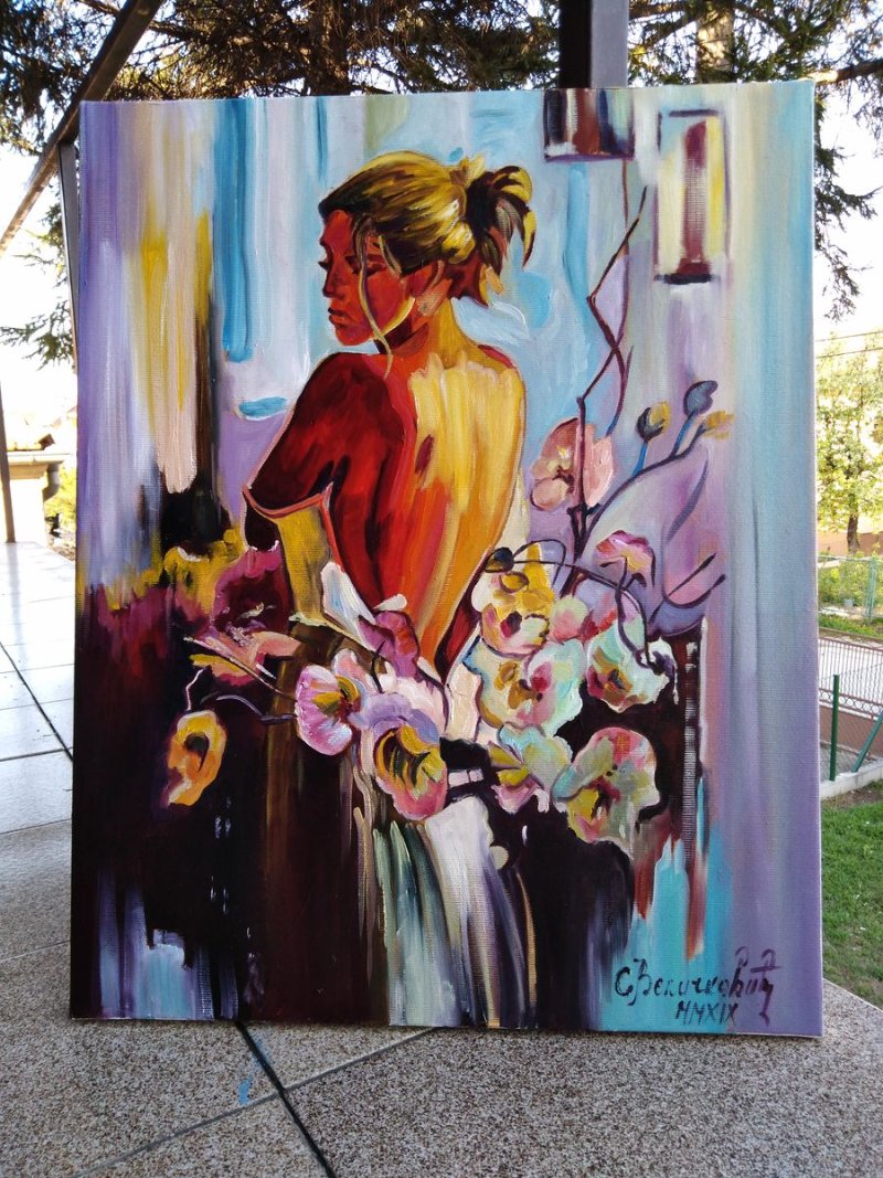 Budjenje Proleca, Painting Velickovic Snezana