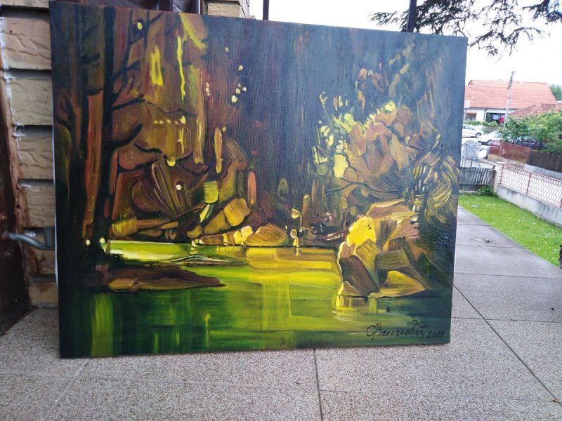 Sumski zdenac, Painting Velickovic Snezana