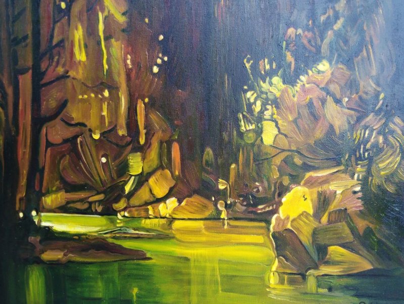 Sumski zdenac, Painting Velickovic Snezana