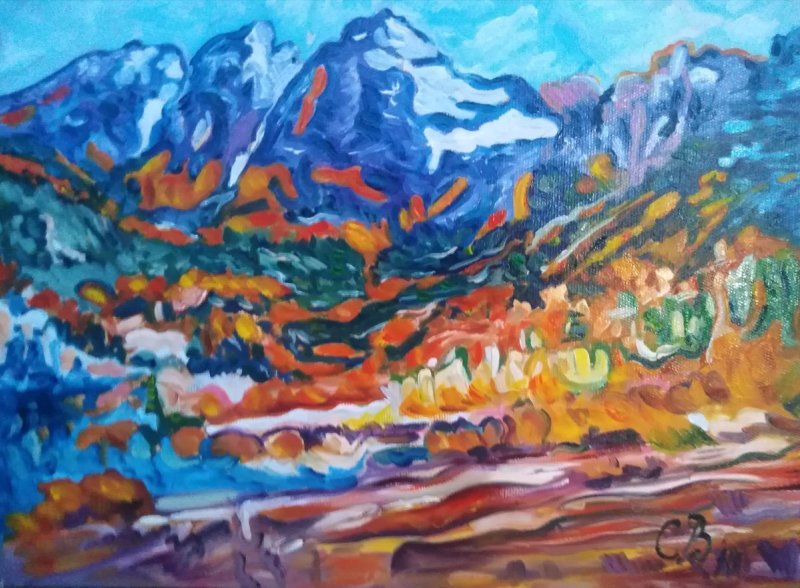 Komovi, Painting Velickovic Snezana