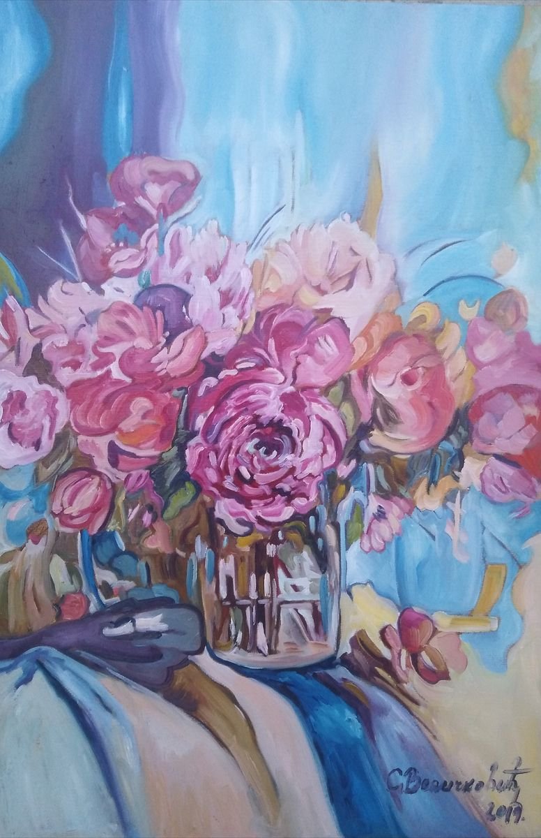 Praznicni buket, Painting Velickovic Snezana