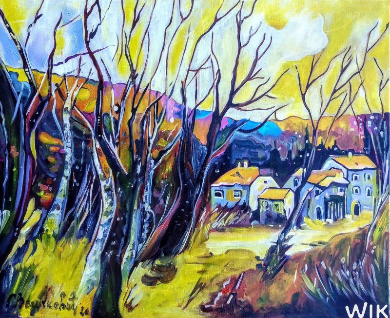 Zlatna dolina, Painting Velickovic Snezana