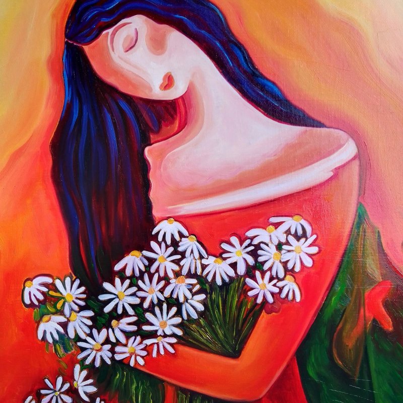 Uskršnji buket, Painting Velickovic Snezana