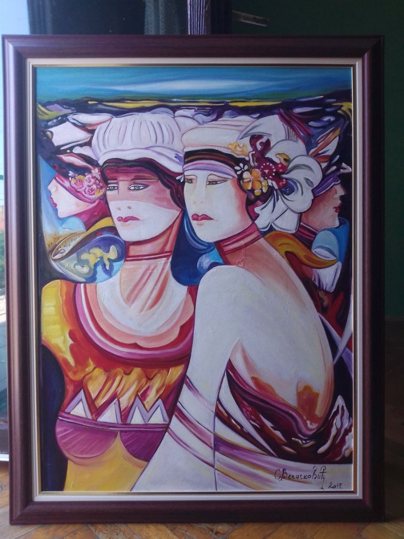 April, Painting Velickovic Snezana