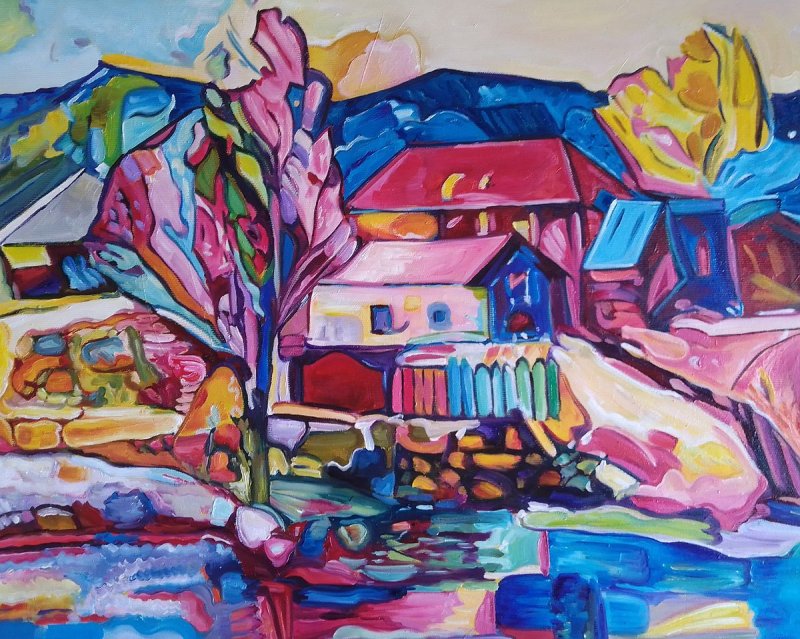 Moj grad, Painting Velickovic Snezana