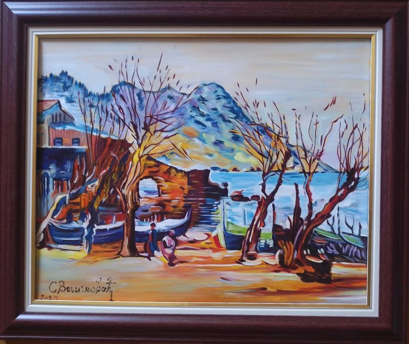 Morska uvala, Painting Velickovic Snezana