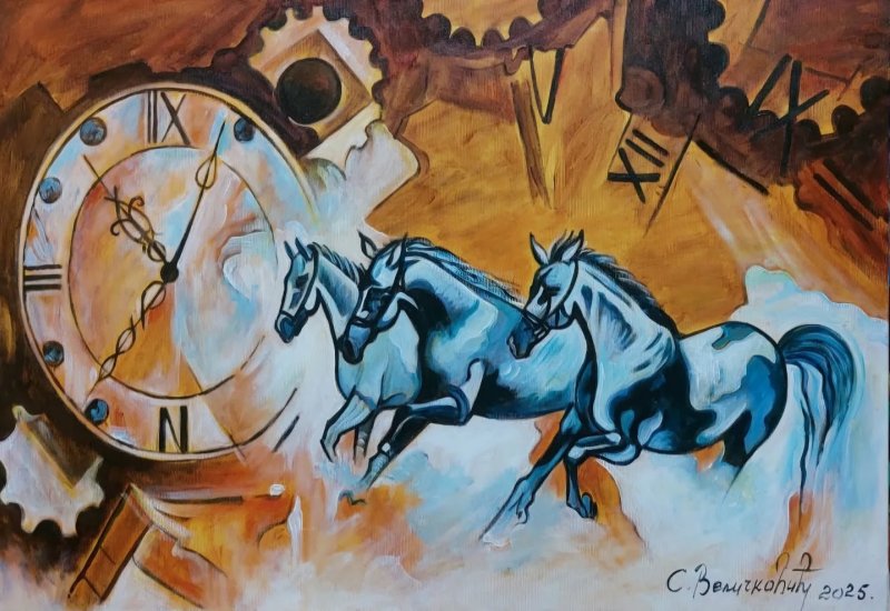 Sa druge strane vremena, Painting Velickovic Snezana