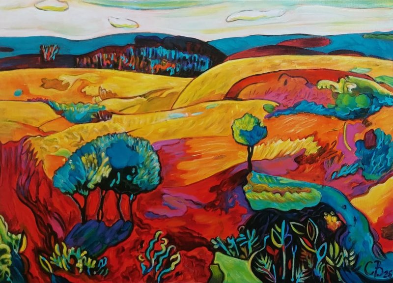 Boje Toskane, Painting Velickovic Snezana