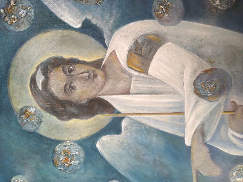 Beli andjeo, Painting Velickovic Snezana