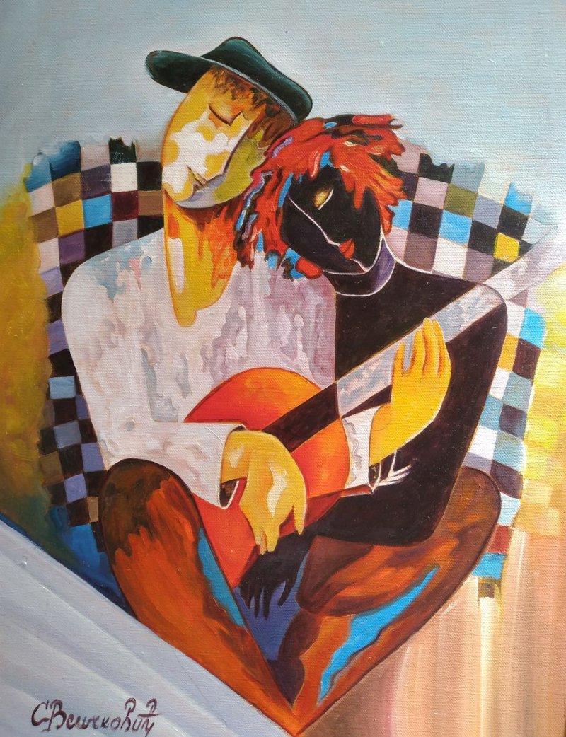 Prolećna melodija, Painting Velickovic Snezana