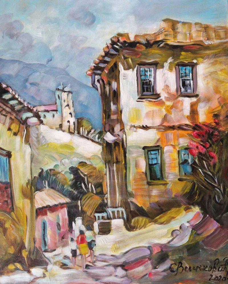 Put ka rivi, Painting Velickovic Snezana