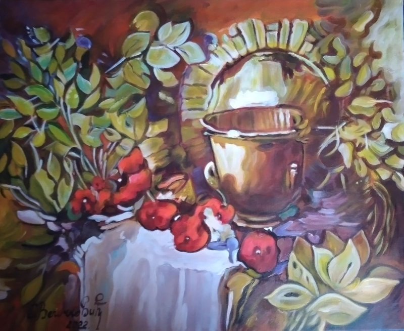 Jesenje ruze, Painting Velickovic Snezana