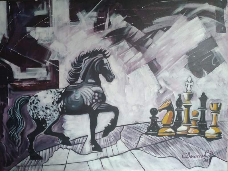 Pobednik, Painting Velickovic Snezana