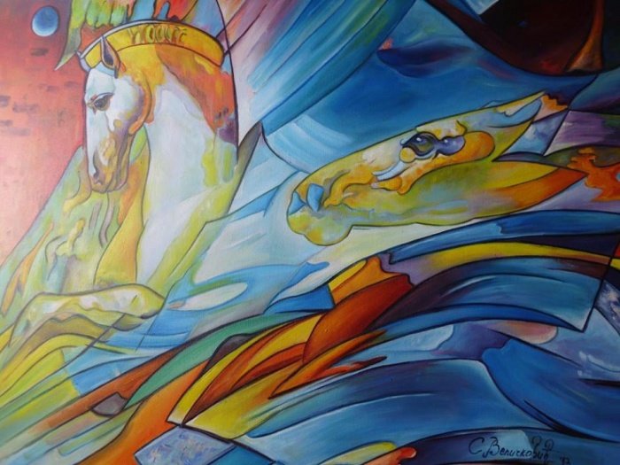 Blue Rhapsody, Painting Velickovic Snezana