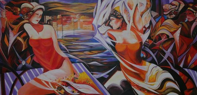 Summer Symphony, Painting Velickovic Snezana
