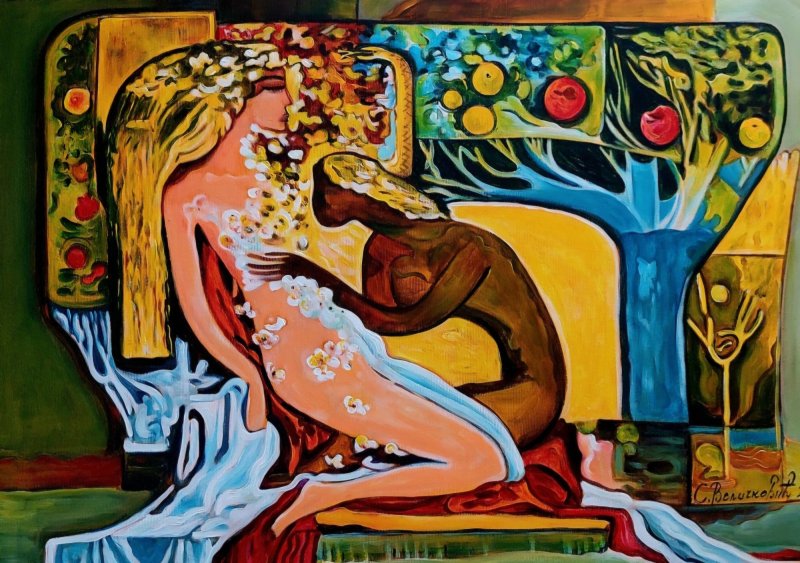 Edenski vrt, Painting Velickovic Snezana
