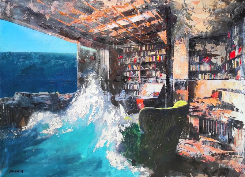 Waves, Painting Živić Ivana