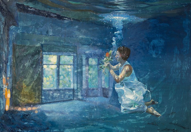 Deep Blue, Painting Živić Ivana