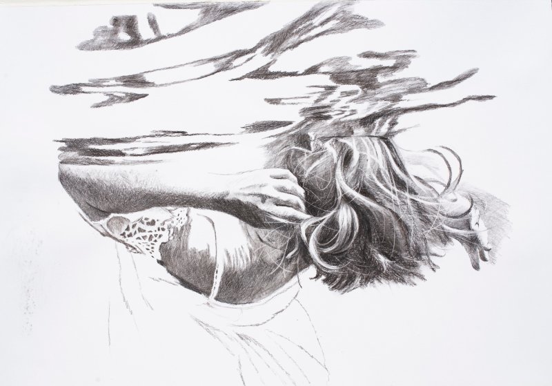 Through the Hair II, Drawing Živić Ivana
