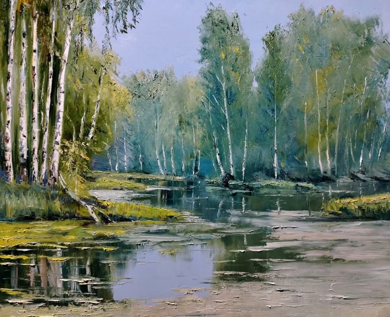 Breze, Painting Veselinović Slobodan